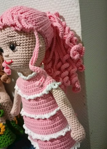 Pembe el örgüsü bebek - Görsel 3