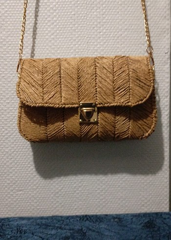 Bej Bedenli Bohem Kadın Omuz Çantası - Görsel 3