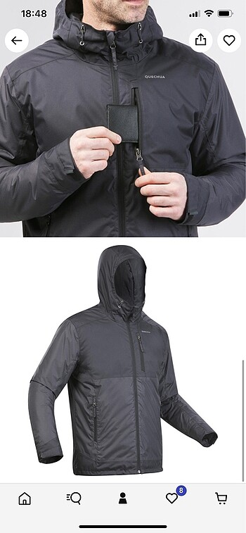 Quechua erkek mont
