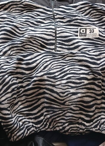 Diğer Zebra desenli lastikli sweatshirt