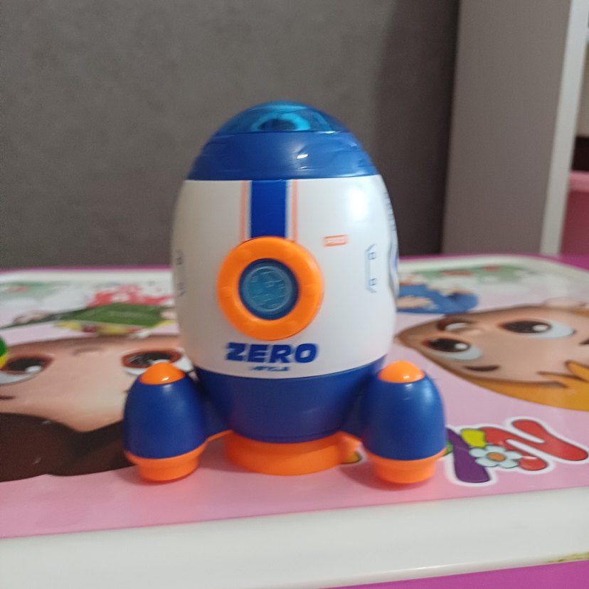 Renkli Mavi Eğitim Oyuncağı Roket - Görsel 2