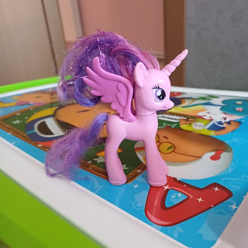 Mor Kanatlı Unicorn Figür - Görsel 3