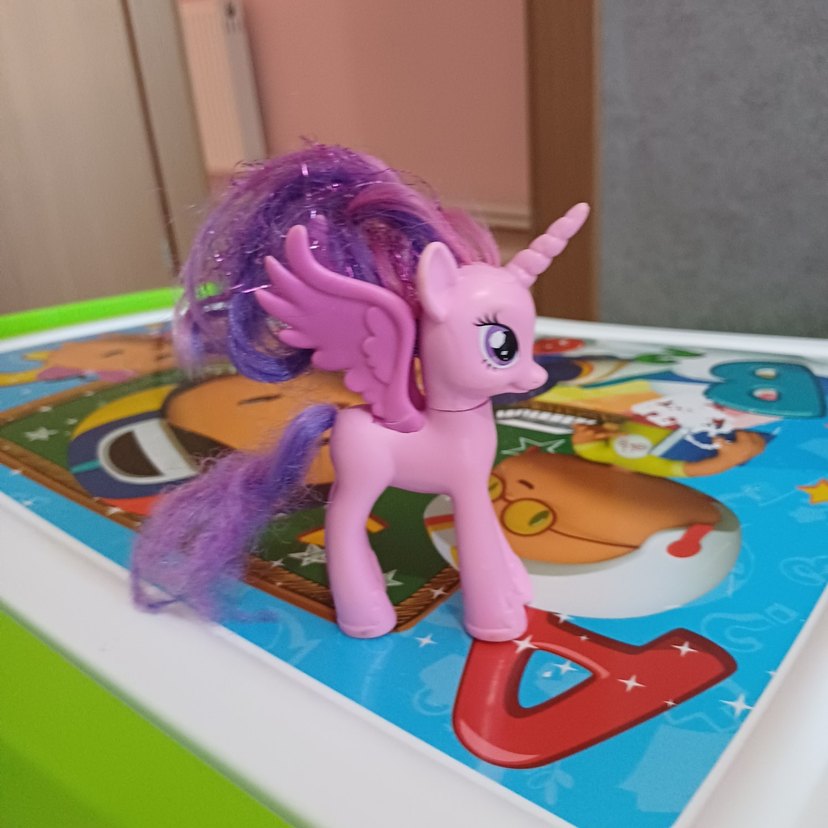 Mor Kanatlı Unicorn Figür - Görsel 4