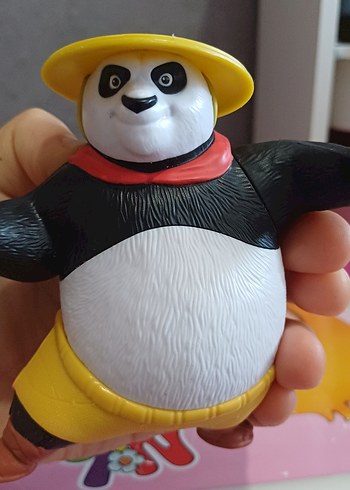 Sarı Şapkalı Panda Aksiyon Figürü - Görsel 4