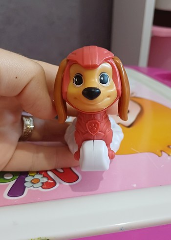 Renkli Pembe Köpek Figürü - Görsel 3