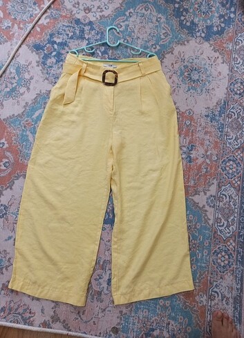 40 Beden sarı Renk Pantolon