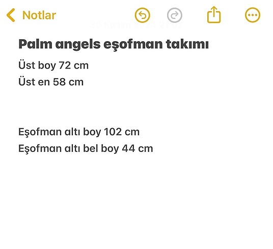 l/xl Beden mor Renk Palm angels eşofman takımı