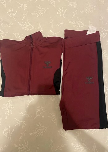 Bordo Fermuarlı Kadın Eşofman Takımı - Görsel 3