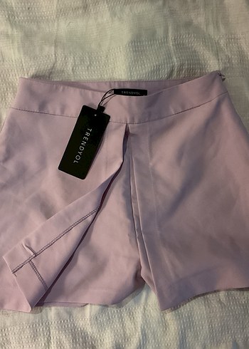 lila mini kadın şort etek