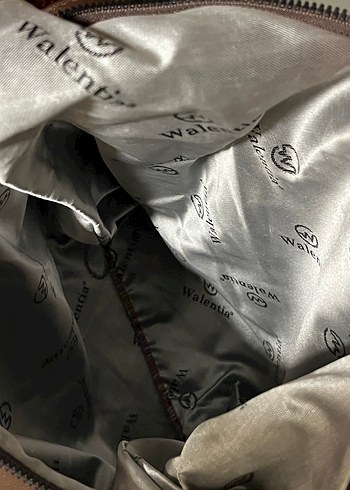 Kahverengi Deri Kadın Omuz/Sırt Çanta - Görsel 4