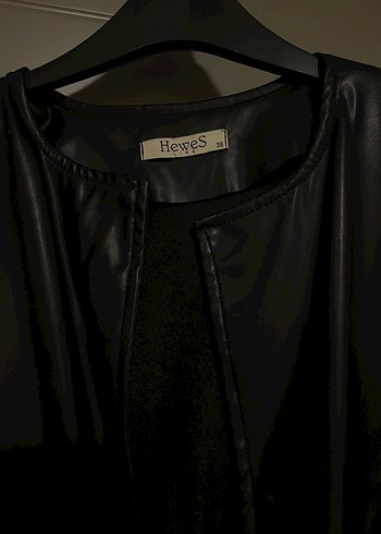 Kadın Siyah Gotik Deri Fırfırlı Deri Ceket - Görsel 5