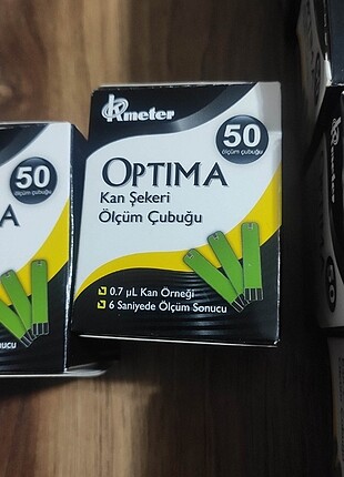 Optima strip.şeker ölçüm çubuğu