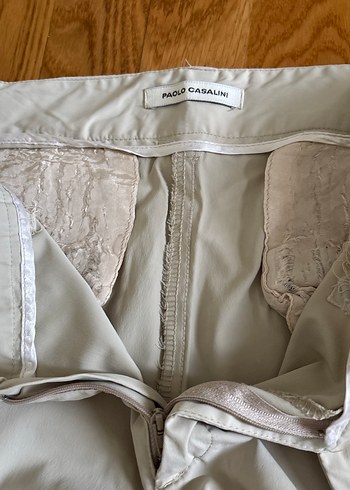 34 Beden Bej Regular kadın Pantolon