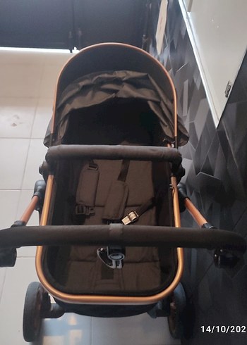 Diğer 4baby Siyah Bebek Arabası pusetli
