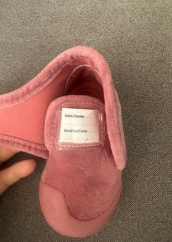 20 Beden pembe Renk Vicco Kız Çocuk Pembe Sıcak Kaydırmaz Ev Terliği