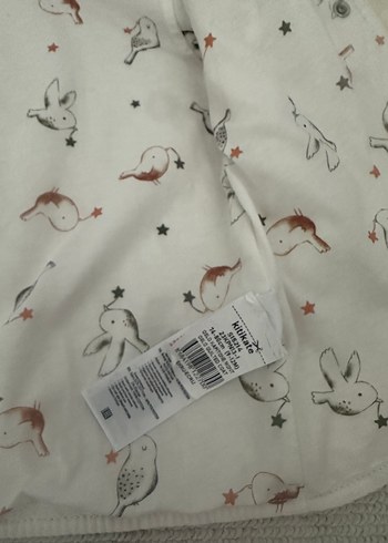 Kitikate Kapüşonlu Bej Kız Montu - Görsel 4