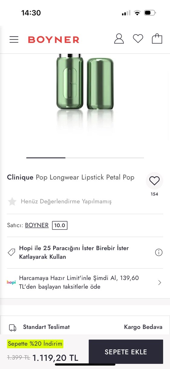 Clinique Pastel gül kurusu Ruj - Görsel 5