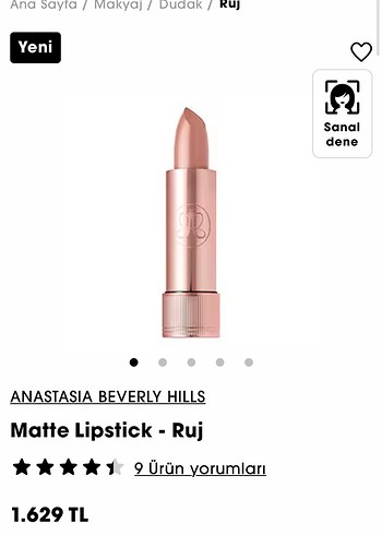 Anastasia Beverly Hills Bej Renkli Anastasia Ruj - Görsel 5