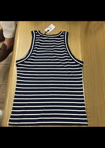 Beymen Lacivert Çizgili Kadın Atlet - Görsel 4