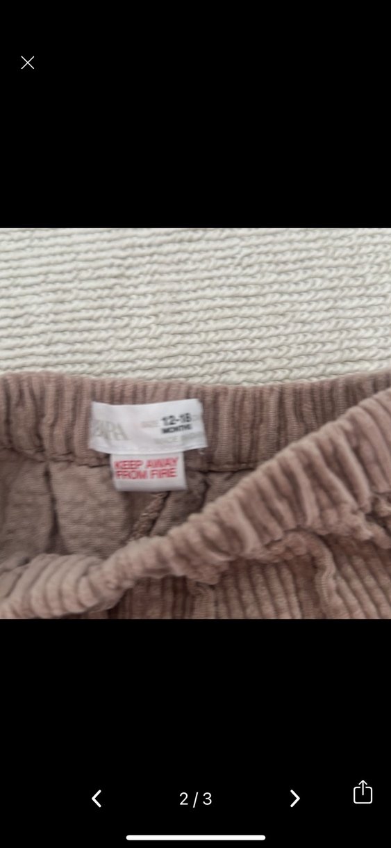 Zara kadife pantolon - Görsel 2