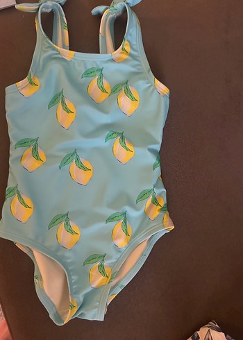 24-36 Ay Beden Marks & Spencer 2'li Limon Desenli Kız Mayo