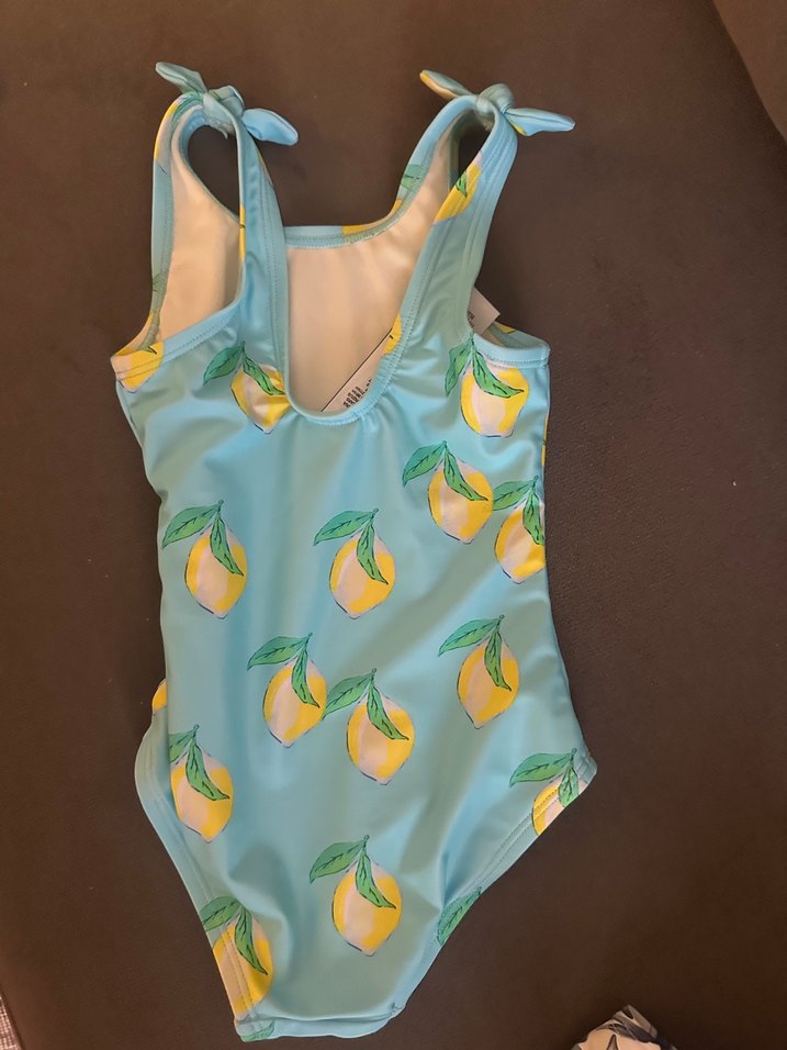 Marks & Spencer 2'li Limon Desenli Kız Mayo - Görsel 3