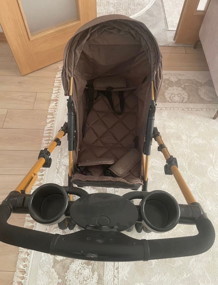 Koyu Kahverengi Bebek Arabası - Görsel 4