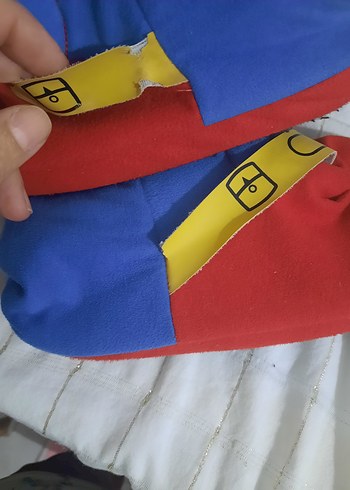 Erkek Çocuk Renkli Kemerli Sıcak Ev Terliği - Görsel 4