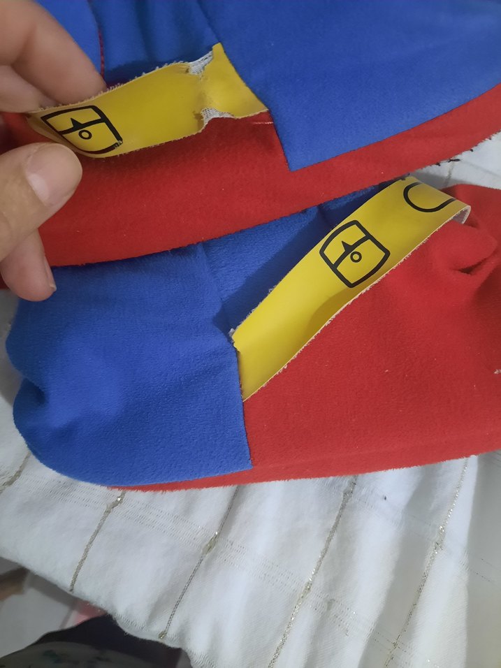 Erkek Çocuk Renkli Kemerli Sıcak Ev Terliği - Görsel 4