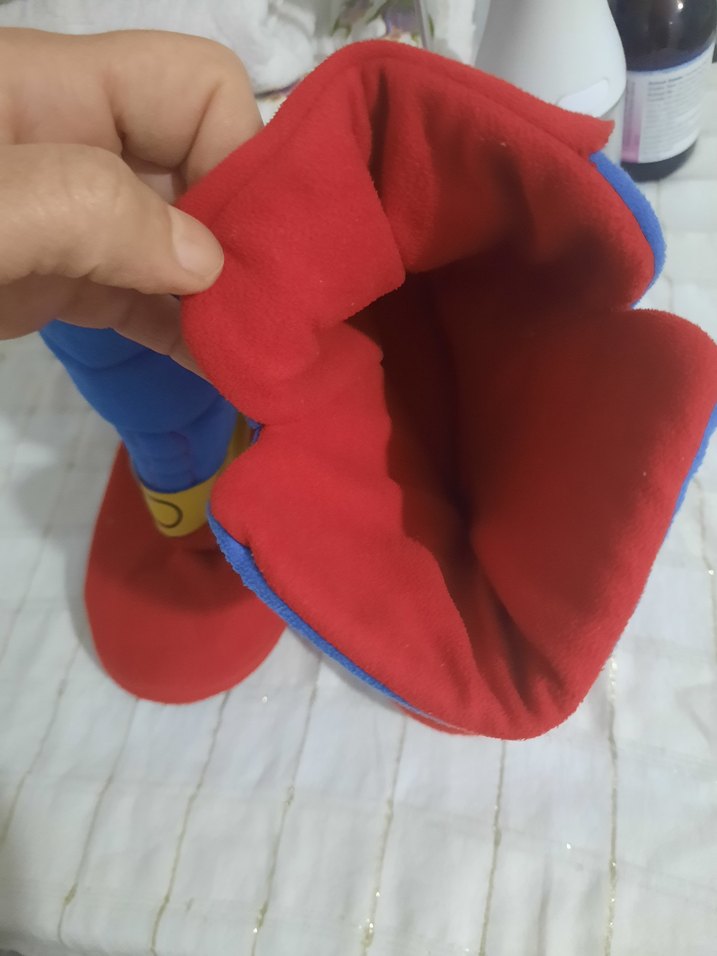 Erkek Çocuk Renkli Kemerli Sıcak Ev Terliği - Görsel 3