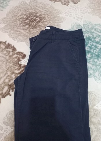 13-14 Yaş Beden mavi Renk Erkek Lacivert Rahat Kesim Denim Pantolon