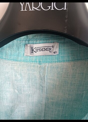 Keten vintage ceket - Görsel 2