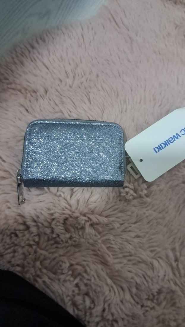 Gri Fermuarlı Kadın Cüzdanı - Görsel 2