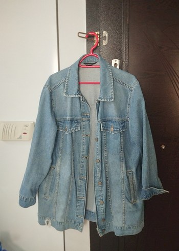 LC Waikiki oversize geniş Kesim Uzun Denim Ceket kot ceket lcw