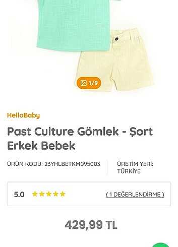 Erkek bebek takım 