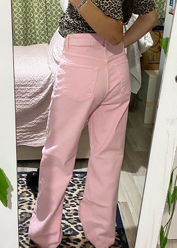 38 Beden pembe Renk Toz pembe pantalon