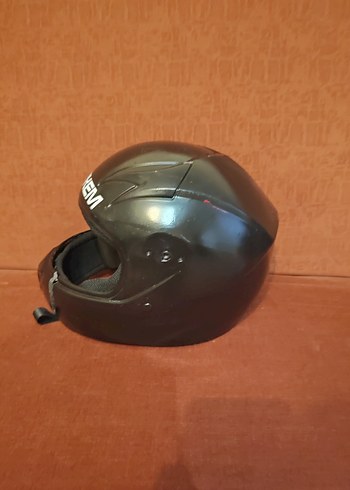 Siyah Buckled Grunge Punk Motosiklet Kaskı - Görsel 2