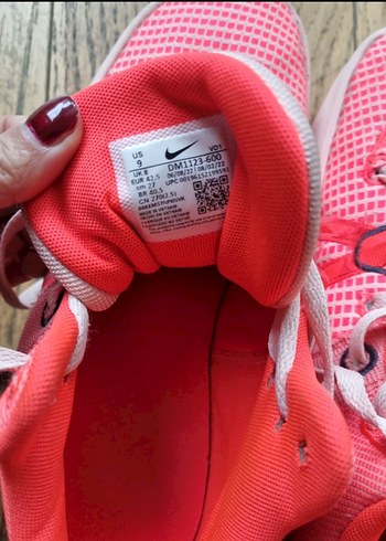 Pembe Baskılı Bağcıklı Basketbol Ayakkabısı - Görsel 3