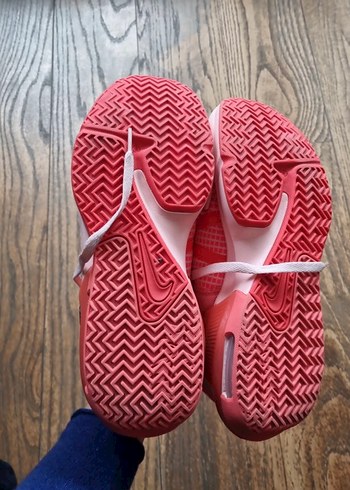 Pembe Baskılı Bağcıklı Basketbol Ayakkabısı - Görsel 4