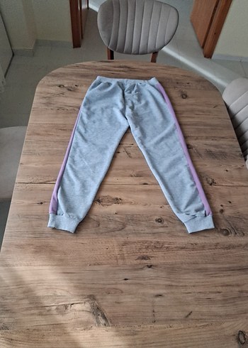 Gri Rahat Kesim Kız Eşofman Altı - Görsel 7