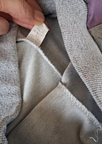 Gri Rahat Kesim Kız Eşofman Altı - Görsel 8