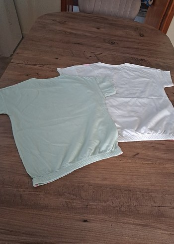 Kız Çocuk Kelebek Desenli  Desen Tişört - Görsel 4