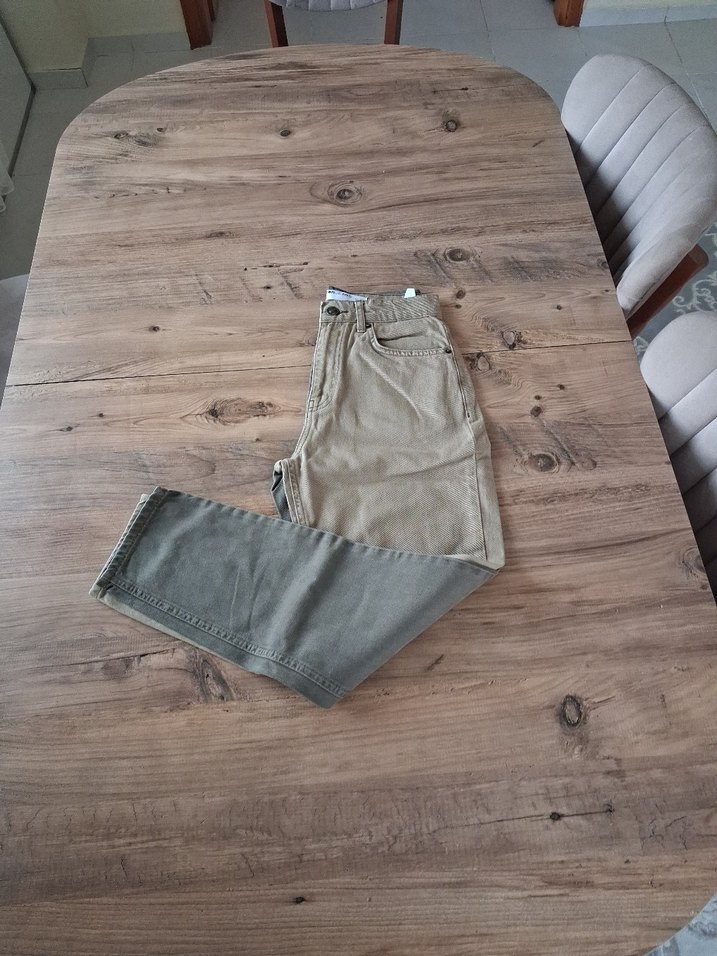 çift renkli bagy jean - Görsel 4