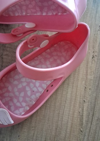 Pembe Fiyonklu Kız sandalet - Görsel 3