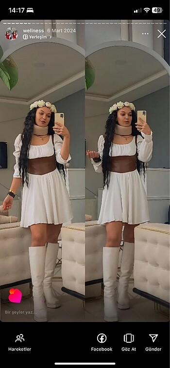 Kovboy girl elbise