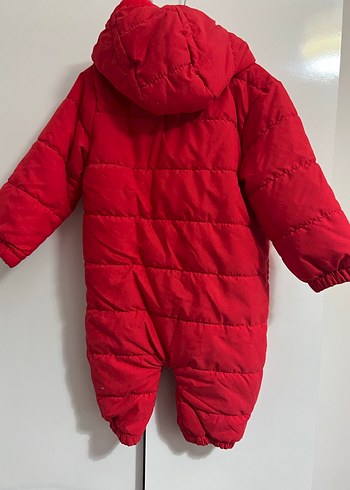 Kız Bebek Kırmızı astronot tulum - Görsel 2