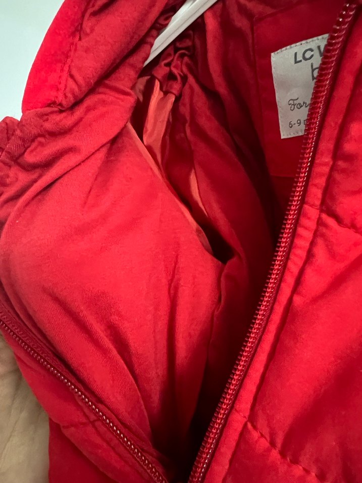 Kız Bebek Kırmızı astronot tulum - Görsel 3