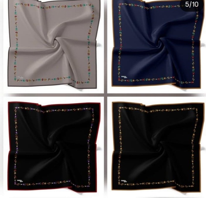 Siyah Gotik Kadın esarp - Görsel 2