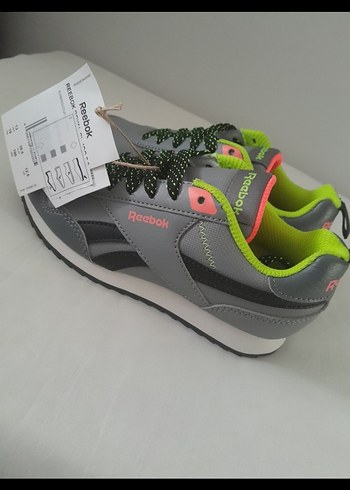 30 Beden gri Renk Reebok Royal CJ Jog Gri Unisex Çocuk Sneaker