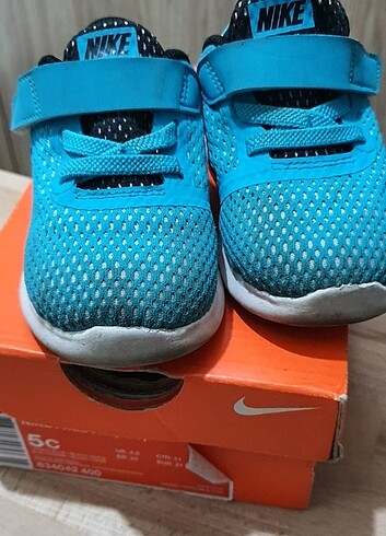 21 Beden mavi Renk Nike spor ayakkabı